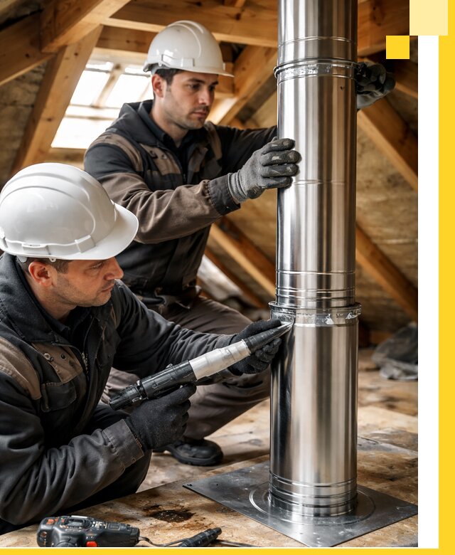 Монтаж дымоходов для каминов в Сарове с гарантией качества