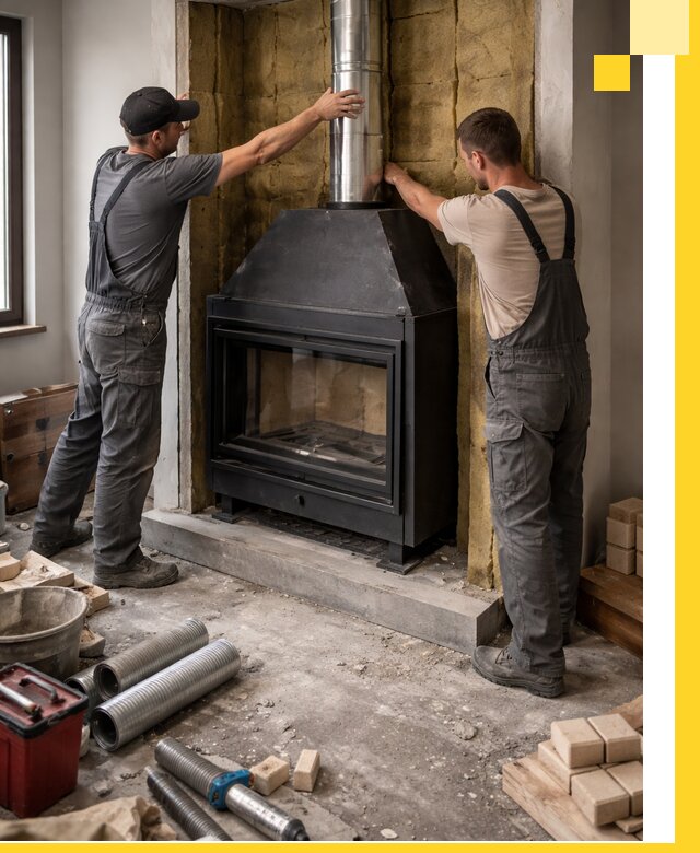 Изготовление и монтаж закрытых каминов в Сарове под ключ
