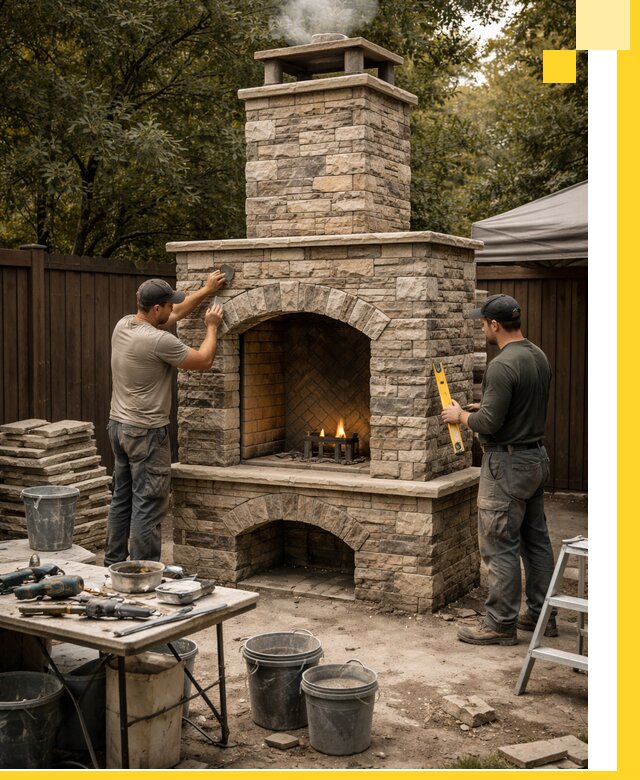 Проектирование и установка уличных каминов в Сарове