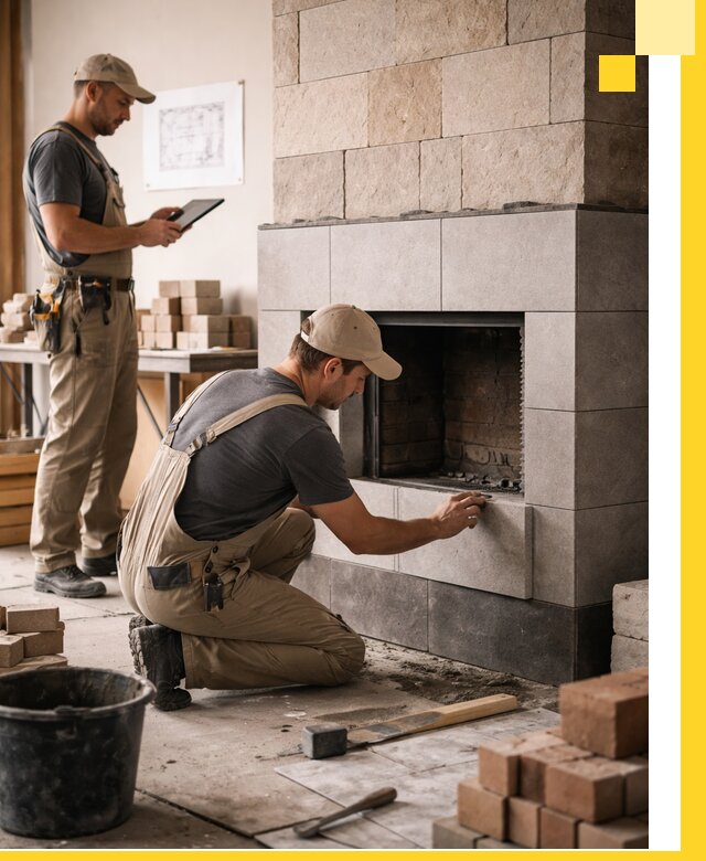 Индивидуальные проекты каминов и каминных систем в Сарове