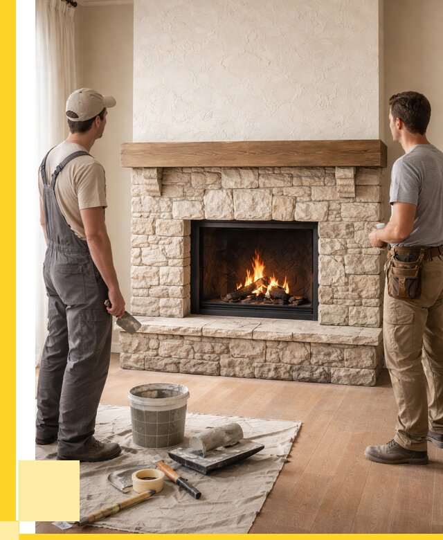 Отделка каминов в Сарове от 6770 р. под ключ | ЭриданСро