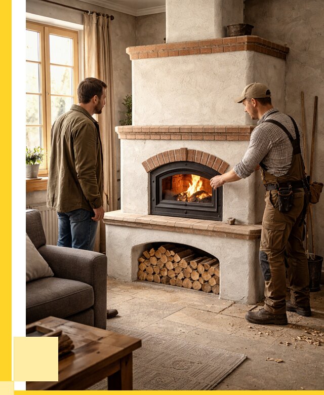 Печи камины в Сарове: кирпичные, изразцовые от 62490 р. | ЭриданСро