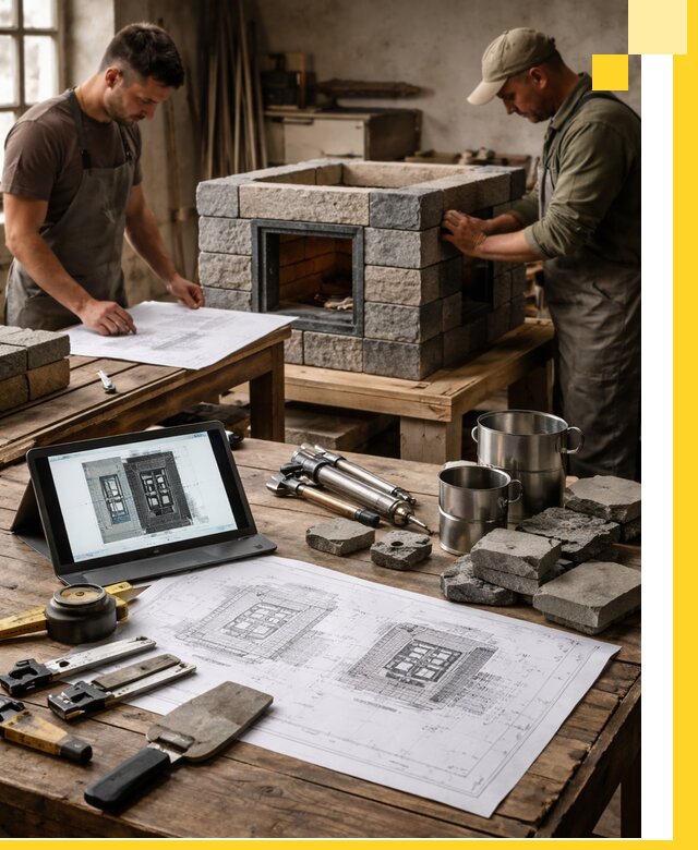 Разработка проектов печей с согласованием и монтажом в Сарове