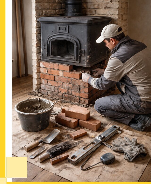 Ремонт печей в Сарове от 12498 р., услуги печника ЭриданСро