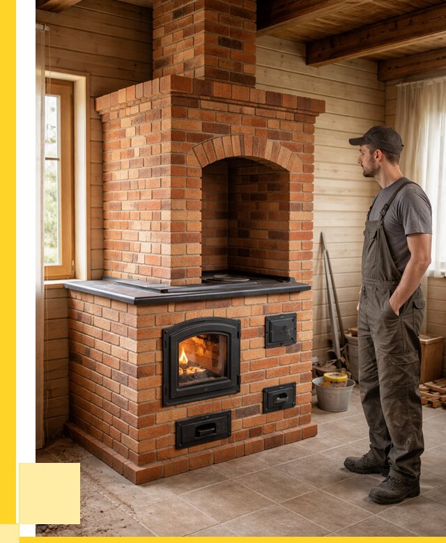 Кирпичные печи в Сарове: купить от 156225 р. | ЭриданСро