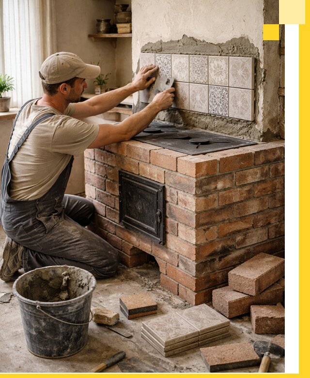 Печи с плитой на заказ монтаж гарантия и сервис в Сарове