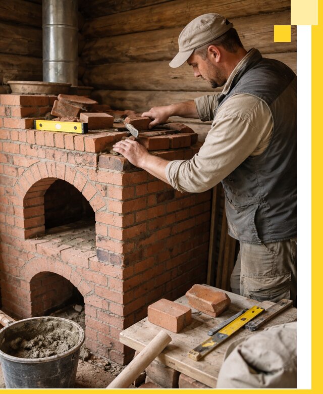 Изготовление и установка русских печей в Сарове под ключ