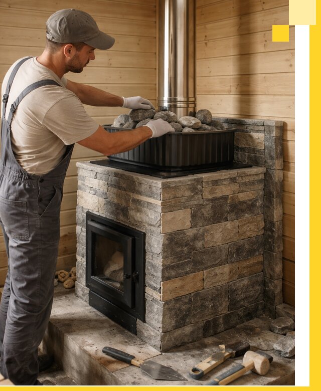 Печи для парной в Сарове, производство, монтаж и обслуживание