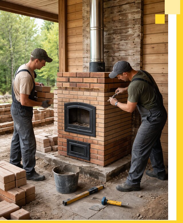 Производство и установка дачных печей под ключ в Сарове