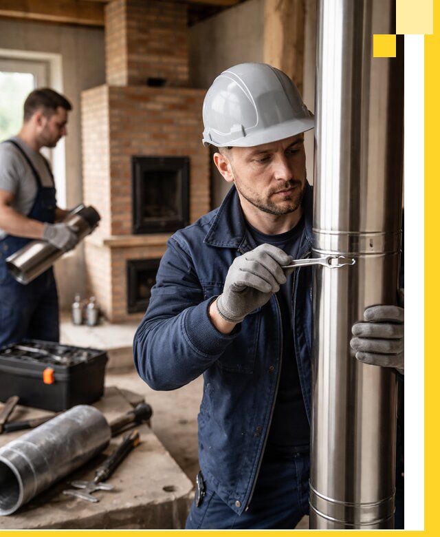 Профессиональный монтаж дымоходов для печей в Сарове