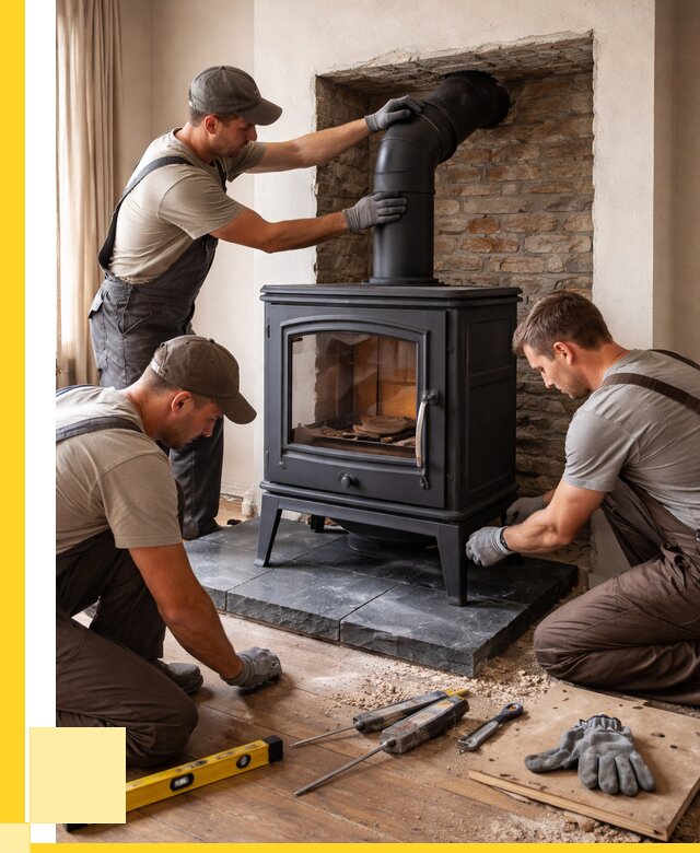 Монтаж печи камина в частном доме в Сарове от 26038 р. | ЭриданСро