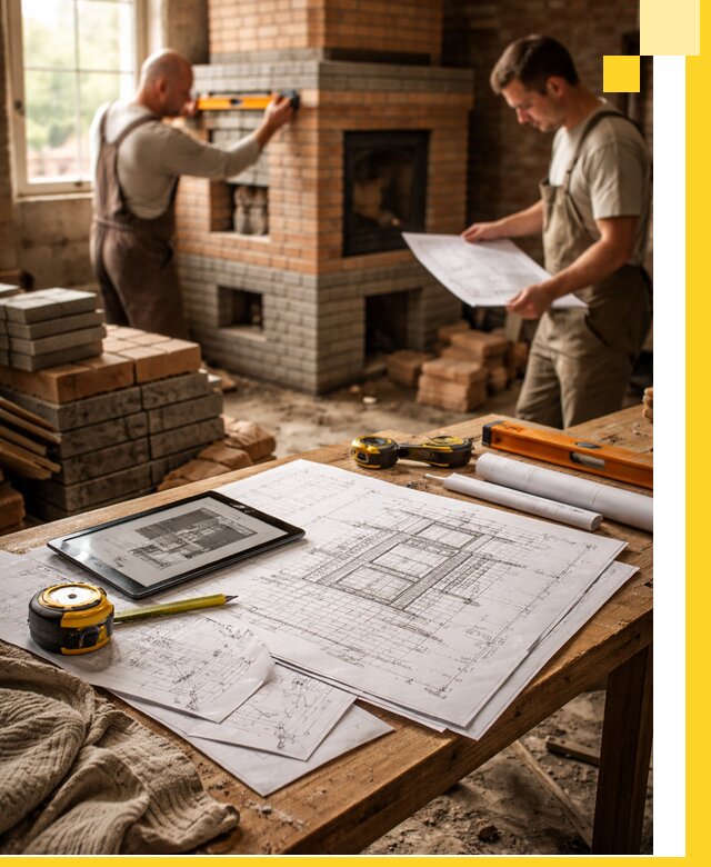 Проекты печей и каминов с индивидуальным дизайном в Сарове