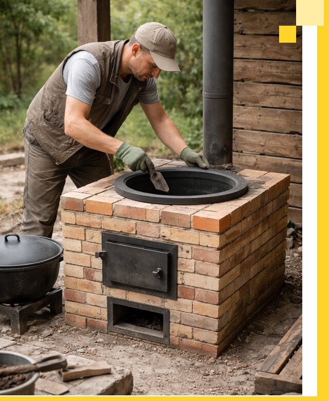 Изготовление и установка печей для казана в Сарове под ключ