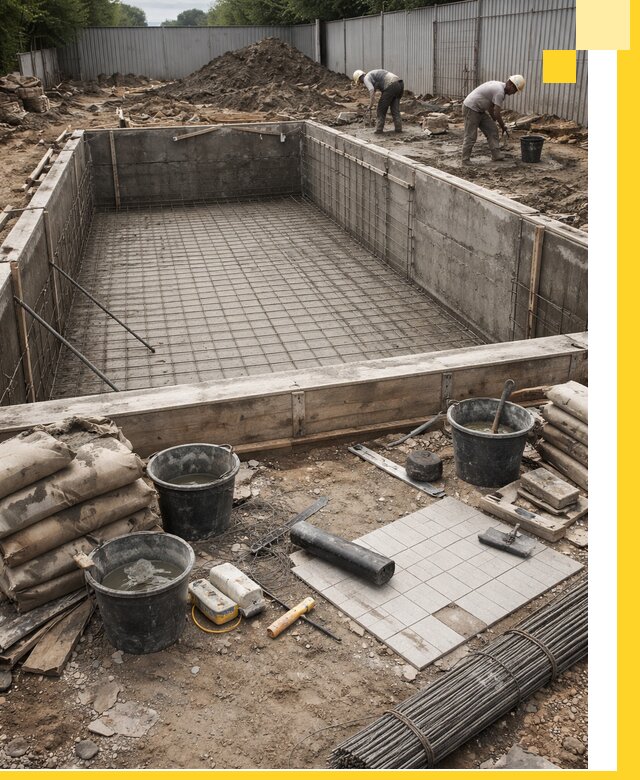 Строительство бассейнов под ключ в Сарове, дизайн и монтаж