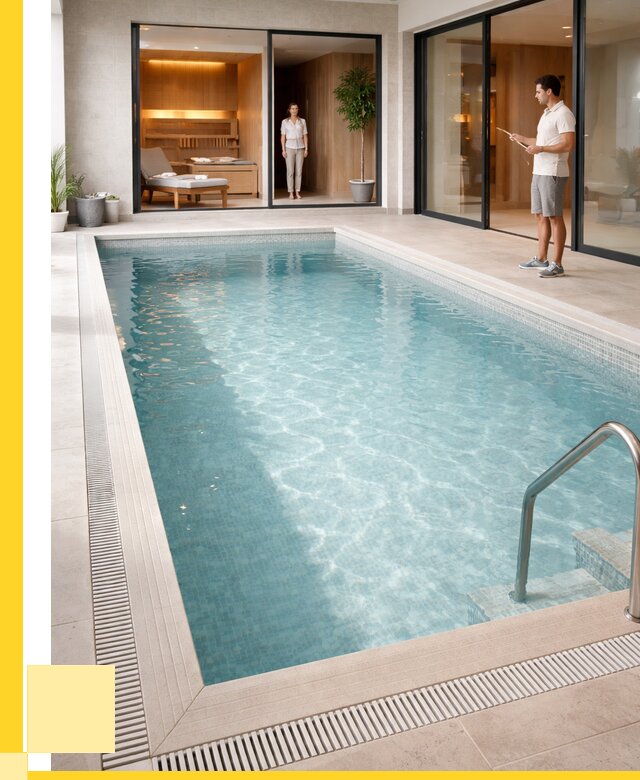 Отделка бассейна пленкой ПВХ в Сарове от 3645 р. - ЭриданСро