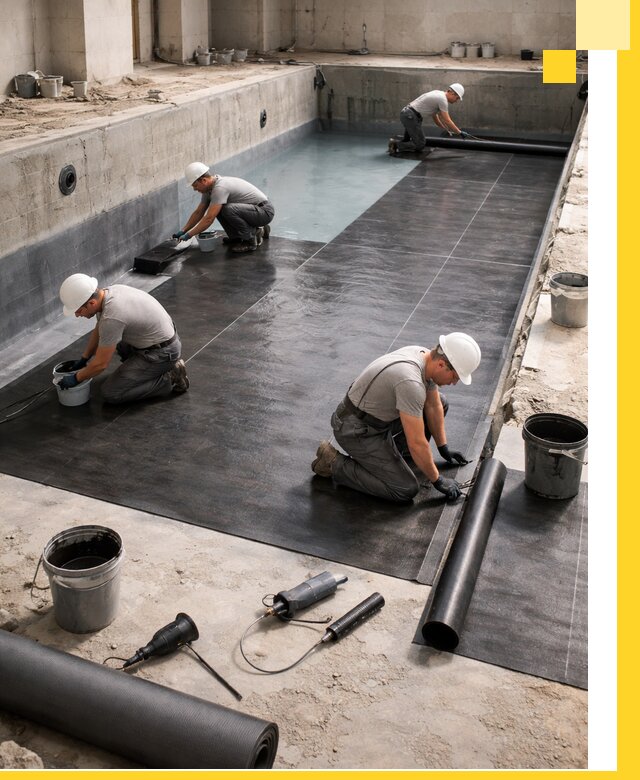 Профессиональная гидроизоляция бассейнов и чаш в Сарове под ключ