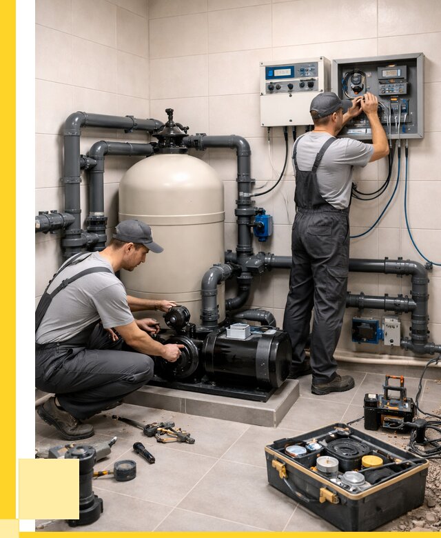 Монтаж оборудования для бассейнов в Сарове от 41660 р. | ЭриданСро