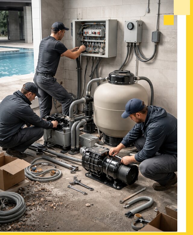 Профессиональный монтаж оборудования для бассейнов в Сарове