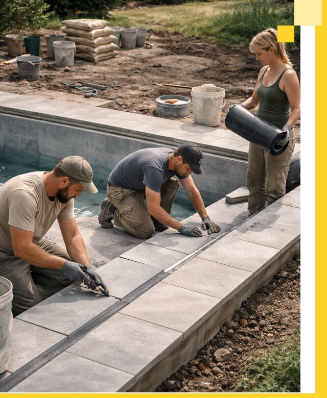 Строительство и монтаж уличных бассейнов под ключ в Сарове