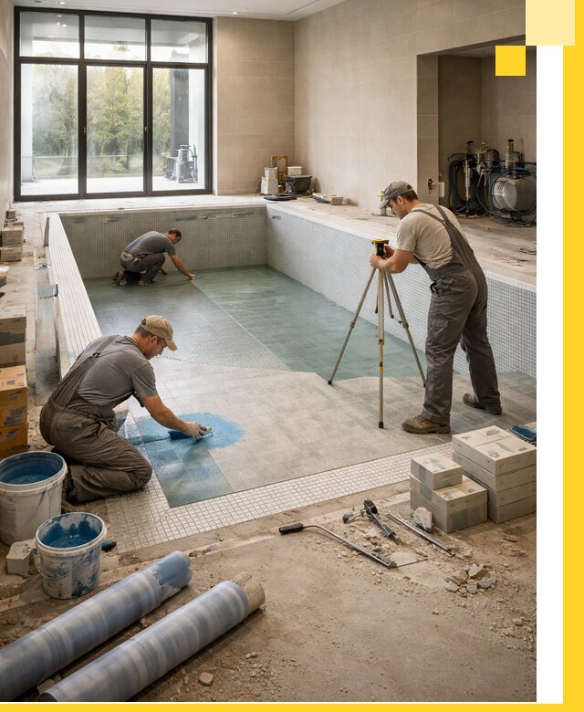 Проект и строительство закрытых бассейнов в Сарове под ключ