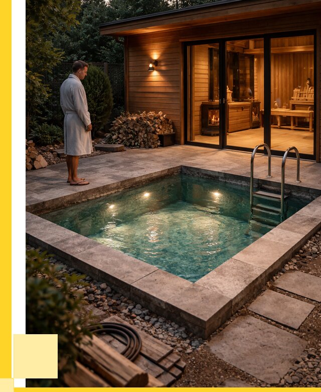 Бани с бассейном под ключ в Сарове от 98943 р. | ЭриданСро