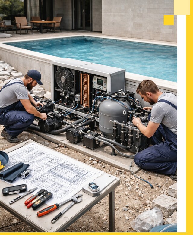 Проектирование и монтаж бассейнов с подогревом в Сарове