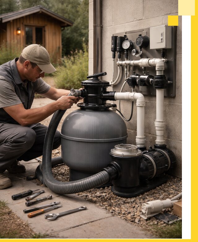 Продажа и монтаж фильтров и насосов для бассейнов в Сарове