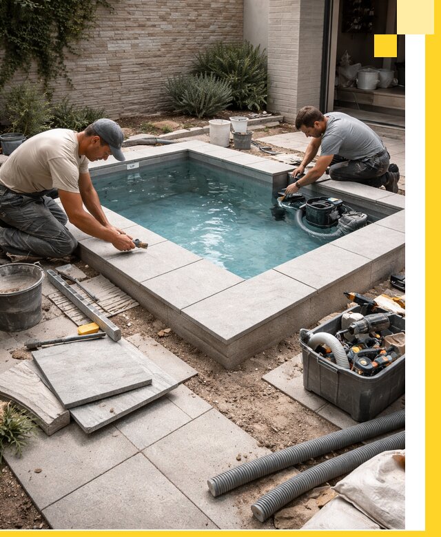 Мини бассейны под ключ в Сарове, дизайн и установка