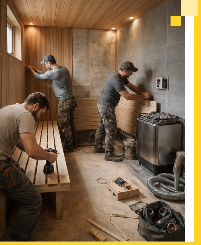 Сауны под ключ в Сарове, проектирование, строительство, отделка