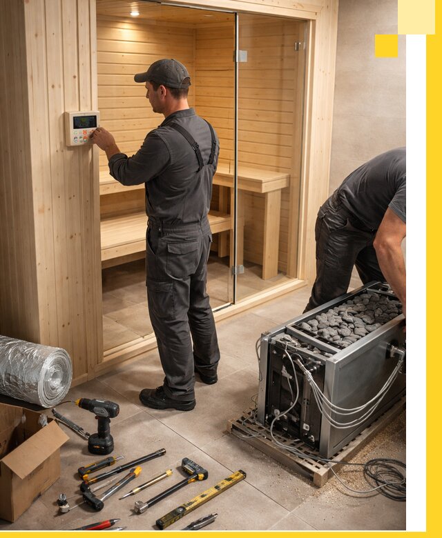 Поставка, установка и монтаж электрических саун в Сарове