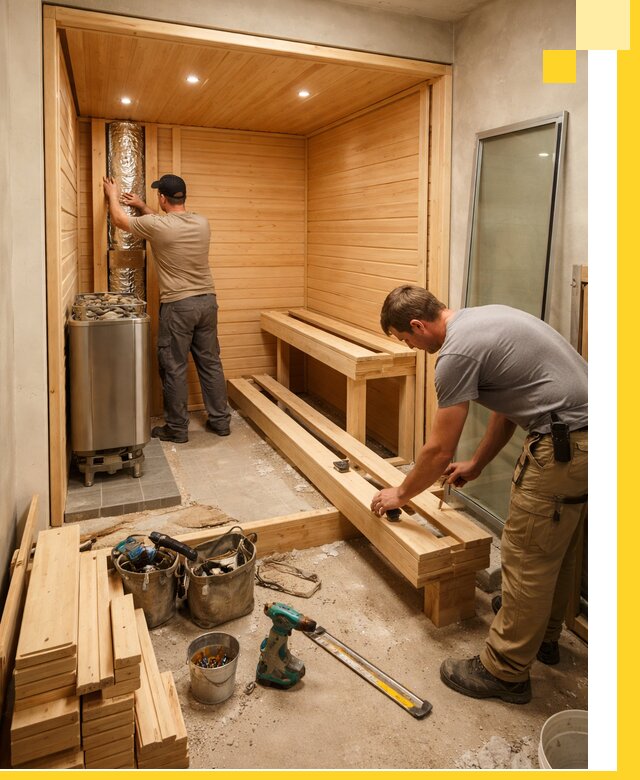 Проектирование и установка домашних саун под ключ в Сарове