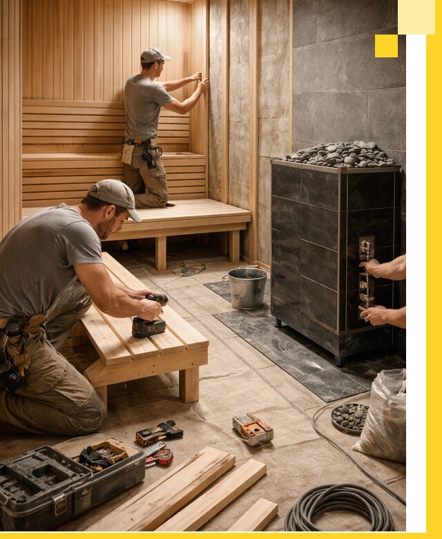 Дизайн и строительство интерьерных саун под ключ в Сарове