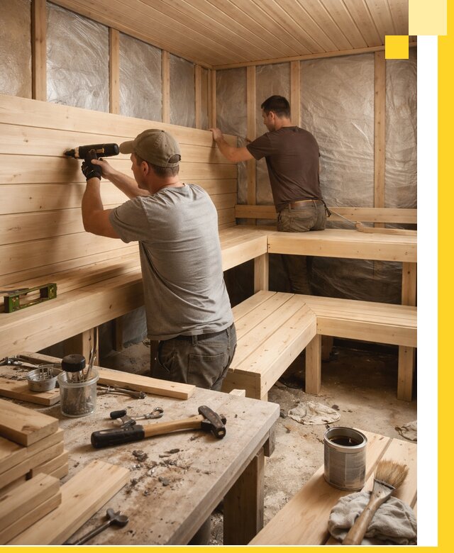 Профессиональная отделка бань и саун под ключ в Сарове