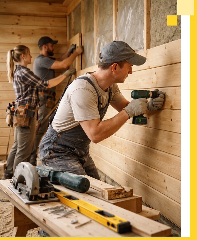 Обшивка бань под ключ в Сарове: отделка стен и потолков