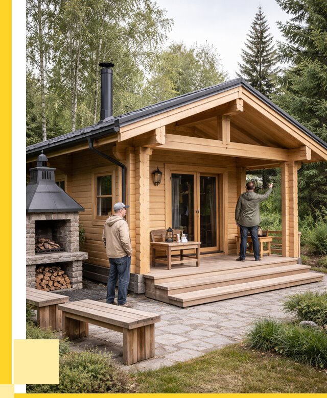 Деревянные бани под ключ в Сарове от 468675 р. | ЭриданСро