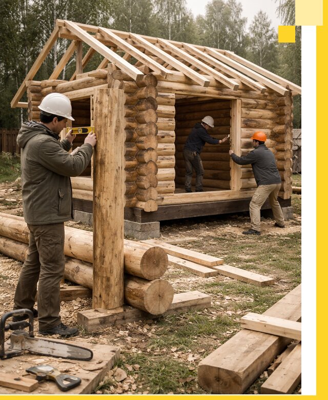 Строительство бань для дачи под ключ в Сарове с доставкой и монтажом