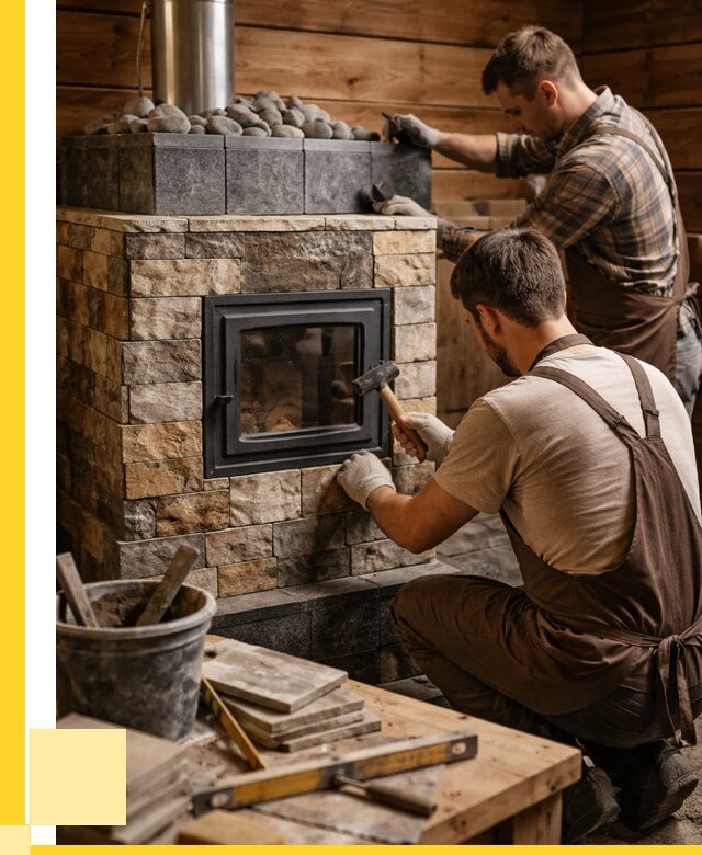 Облицовка банной печи в Сарове от 15623 р. | ЭриданСро