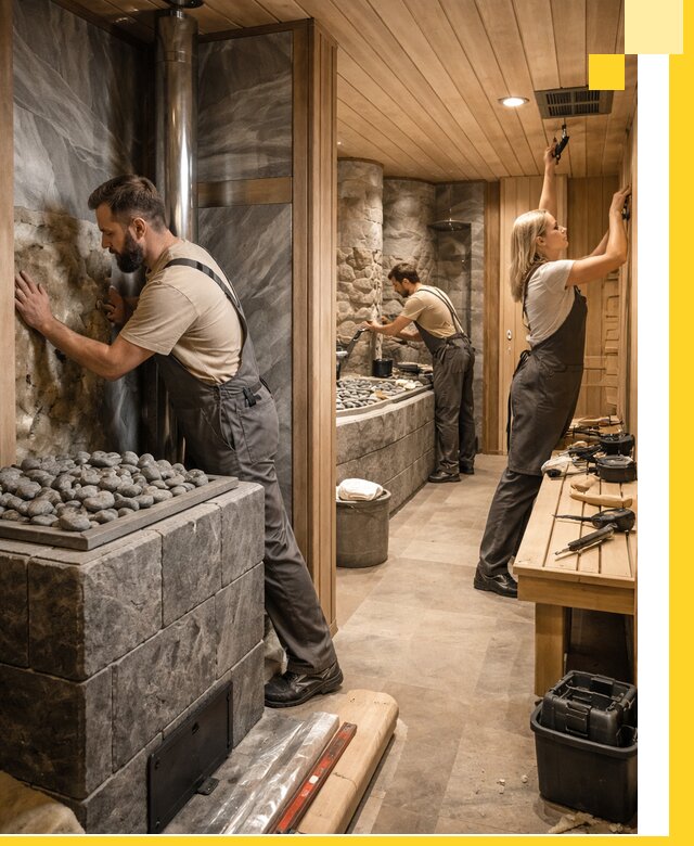 Строительство бань и SPA процедур в Сарове под ключ и отделкой