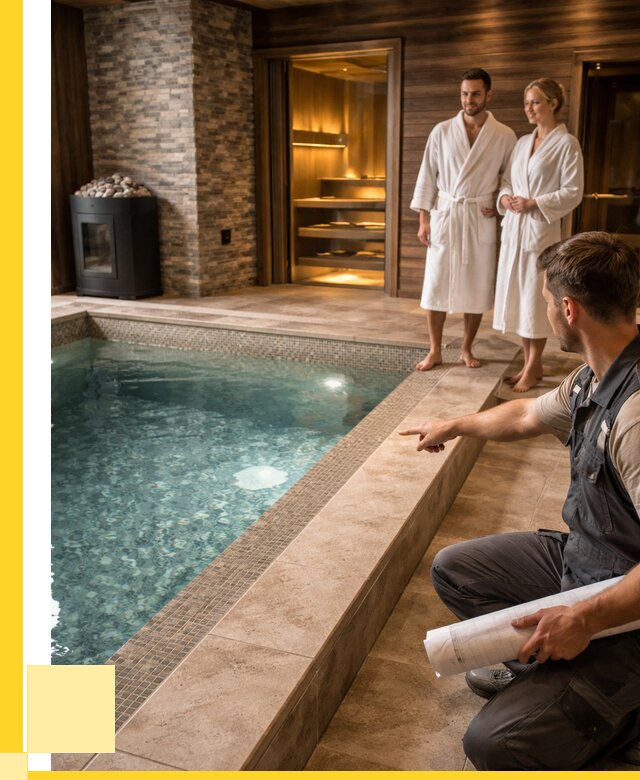 Проект бани с бассейном под ключ в Сарове от 67698 р. | ЭриданСро