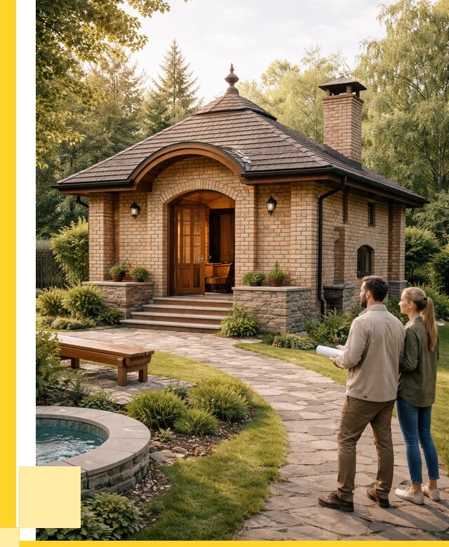 Проект кирпичной бани в Сарове от 31245 р. | ЭриданСро