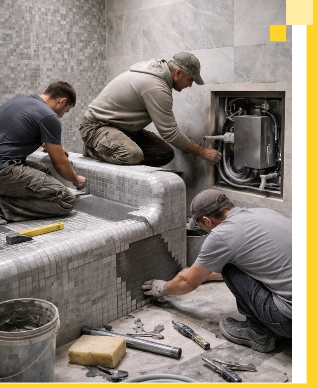 Проекты хамамов под ключ в Сарове и дизайн и строительство