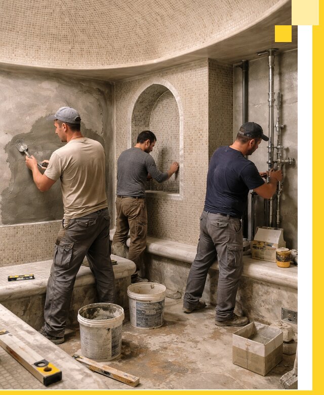 Профессиональный монтаж хамамов под ключ в Сарове с гарантией