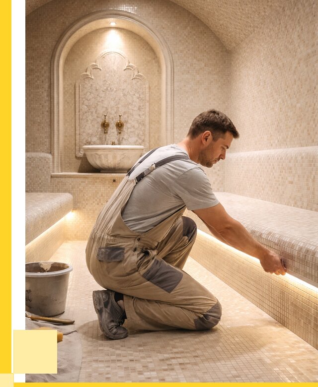 Отделка хамамов под ключ в Сарове от 5728 р. | ЭриданСро