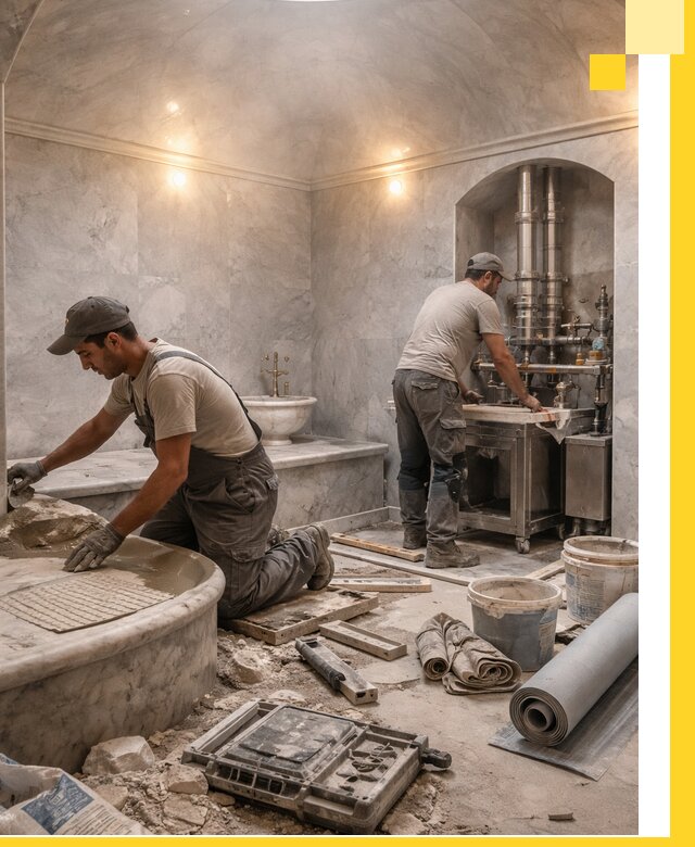 Строительство турецких бань хаммам под ключ в Сарове