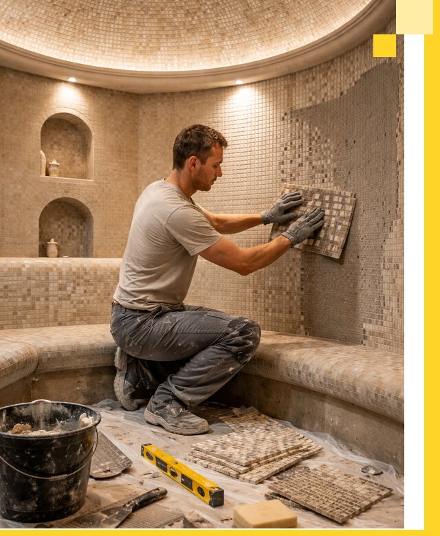 Устройство и монтаж домашнего хамама под ключ в Сарове