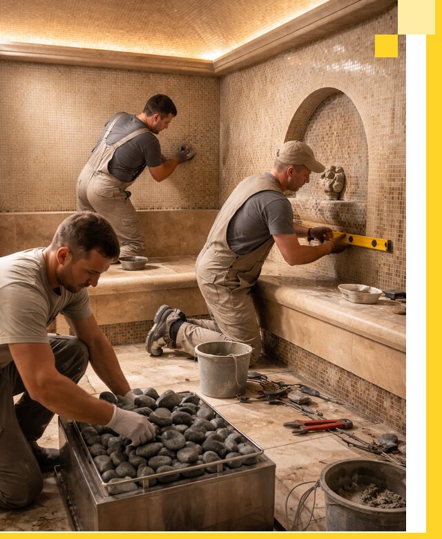 Проектирование и строительство хамама и сауны в Сарове