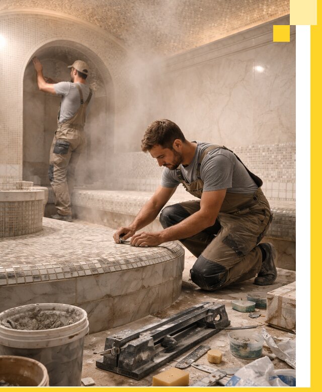 Профессиональный дизайн хамама и SPA под ключ в Сарове