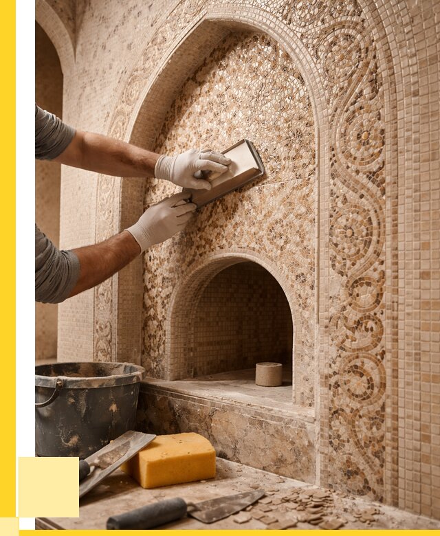 Мозаика для хамама в Сарове под ключ от 5208 р. | ЭриданСро