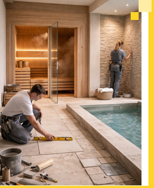 Комплексный дизайн и отделка интерьеров SPA под ключ в Сарове